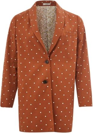 Lardini Dames, Mantels, Bruin, Maat: 2XS Katoen