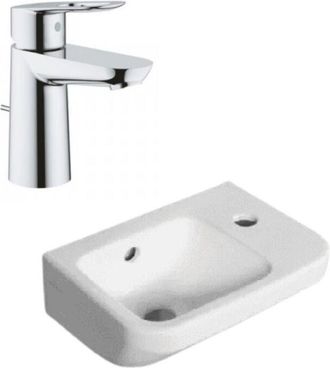 Villeroy & Boch Villeroy&boch - Lave Mains Villeroy Et Boch Architectura Et Robinet Lavabo Grohe Bauloop Taille S