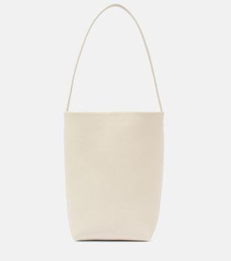 The Row N/S Park Medium leather tote bag
