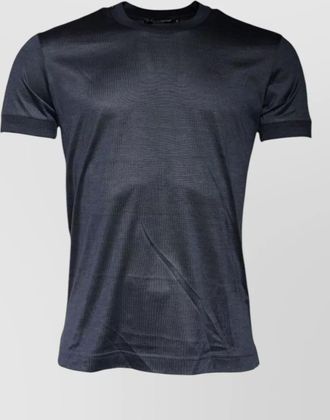 Dolce & Gabbana silk crew neck short-sleeve t-shirt