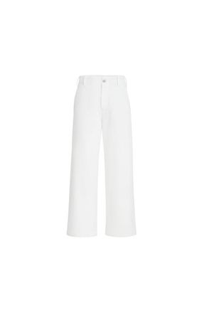 Brunello Cucinelli Chino Crop trousers in White at Nordstrom, Size 46 It