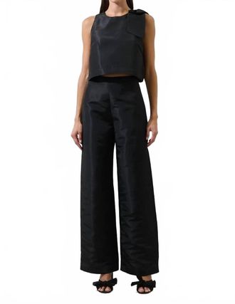 Sugarlips Hestia Fluid Wide-Leg Pant In Black
