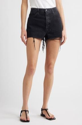 Frame Denim The Dare High Waist Denim Cutoff Shorts in Forbidden at Nordstrom Rack, Size 29