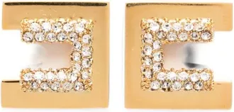 Elisabetta Franchi Accessoires, Dames, Geel, ONE Size, Earrings