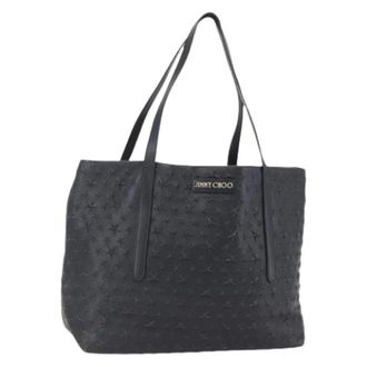 Jimmy Choo London Pre-owned Tote Bags, female, Black, Size: ONE SIZE Pre-owned Leather Tote Bag