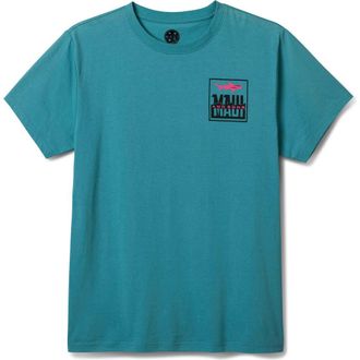 Maui and Sons Fish out of Water Graphic T-Shirt in Steel Blue at Nordstrom, Size Xx-Large