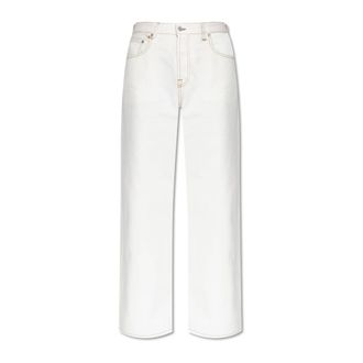 Jacquemus Straight Jeans, female, White, Size: W26 Straight-leg jeans