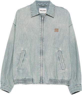 Miu Miu Stonewashed Denim Jacket