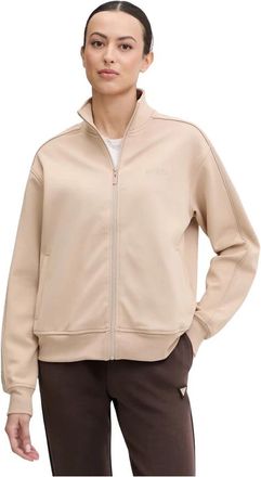 Guess Octavia Sweatshirt - Dames - Vesten met rits - Beige - XS - Polyester - Hoodies & sweatvesten