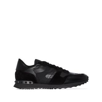 Valentino Garavani Rockrunner Camouflage-print Sneakers