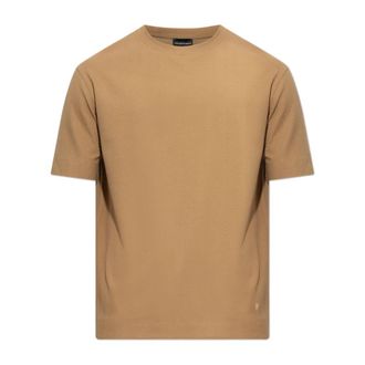 Emporio Armani Logo T-shirt - Heren - T-shirts - Bruin - XL - Katoen - Tops