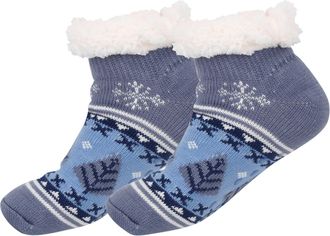Generic Christmas Slipper Socks Fluffy Socks Women Girls Warm Fleece-Lined Fluffy Sock House Footwear Cozy Non-Slip Bed Stocking Thermal Xmas Sock Warm Fleece