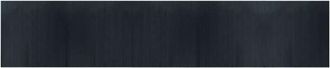 vidaXL Rug Rectangular Grey 100x500 cm Bamboo vidaXL