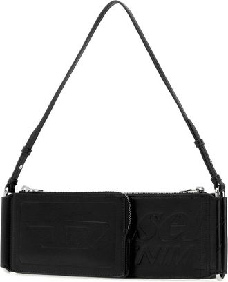 Diesel Womens Tracolla Shoulder Bag Black Fabric