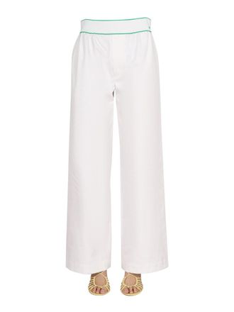 Bottega Veneta Cotton Twill Trousers - White