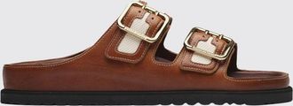 Birkenstock Sandali flat 1774 Arizona in pelle e canvas bicolore