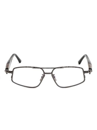 Kuboraum J73 glasses - unisex - Metal/Acetate - 56 - Silver