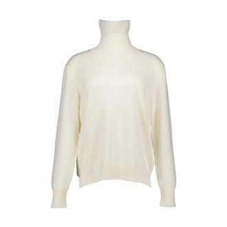 Gran Sasso Ecru Turtleneck Sweater - Dames - Coltruien - Beige - XL - Truien & Vesten