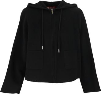 Max Mara Chaqueta corta con capucha Radente - Sweatshirts & Hoodies - Mujer - Negro - 2XS