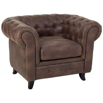 Wanderlust Deco Sill&oacute;n marr&oacute;n 110x81x77h cm