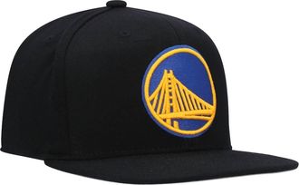 Mitchell & Ness Mens Nba Golden State Warriors Core Basic Snapback Cap In Black/grey