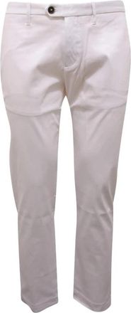 Nine In The Morning Italiaanse Easy Broek - Heren - Slim Fit Broeken - Wit - S - Broeken