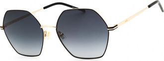 HUGO BOSS BOSS 1589/S 02M2 9O Black Gold/Dark Grey Gradient