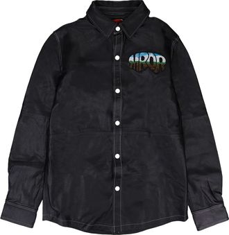 Who Decides War by Ev Bravado Camicia in pelle - Nero
