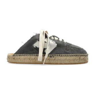 Off-white Espadrilles, female, Gray, Size: 10 US Arrow Slides