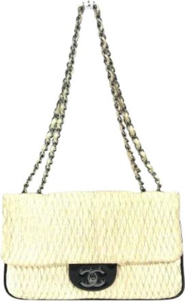 Chanel Pre-owned Shoulder Bags, female, White, Size: ONE SIZE Pre-owned Leather chanel-bags