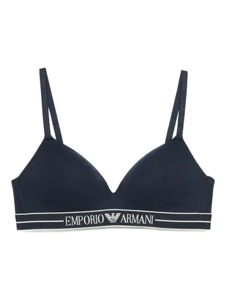 Emporio Armani Logo Padded Bra-Donna