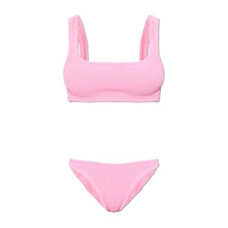 Hunza G Dames, Badkleding, Roze, Maat: ONE Size Tweed