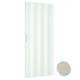 Pinto Pinto - Puerta Plegable De Interior En Kit De Pvc Mod. Simona Marfil 1140 82x220 Cm