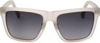 Linda Farrow KRIS VAN ASSCHE KVA44 C5 Mens Sunglasses White Size 54