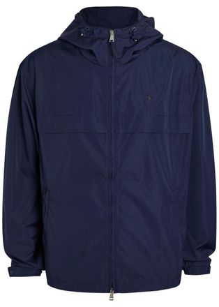 Polo Ralph Lauren Logo-embroidered Hooded Shell Jacket - Navy - XL