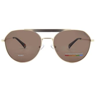 Polaroid Polarized Bronze Pilot Unisex Sunglasses PLD 6211/S/X 0J5G/SP 57