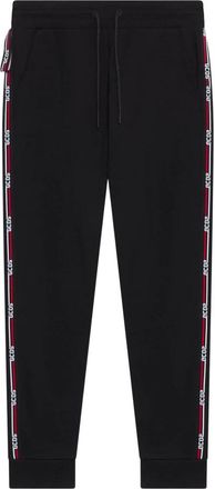GCDS Logo Tape Joggers - Heren - Sweatpants - Zwart - 2XL - Katoen - Broeken