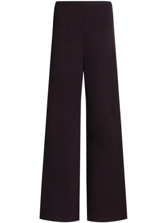 Alberta Ferretti Wide-leg Trousers with High Waist and Side Slit