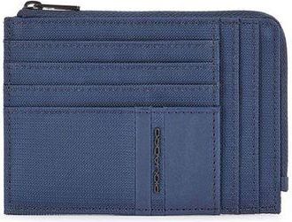 Piquadro Mens Wallet Blue Recycled Polyester Bags