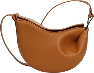 Generic Women Fashion Crossbody Bag Adjustable Strap Retro Satchel Bag Solid Color Small Irregular Bag Female Daily Commute Bag