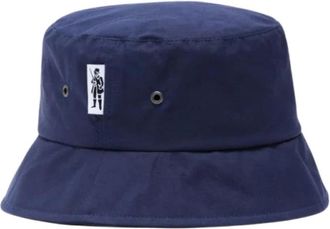 Mackintosh Accessories, male, Blue, ONE SIZE, Blue Bucket Hat Dark Navy