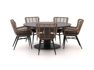 Intenso Furniture Intenso Asti/La Fonte &Oslash;150cm dining tuinset 6-delig