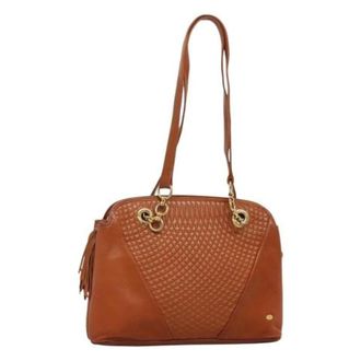 Bally Tweedehands leren handtassen - Dames - Pre-owned - Bruin - Maat: ONE Size Leer