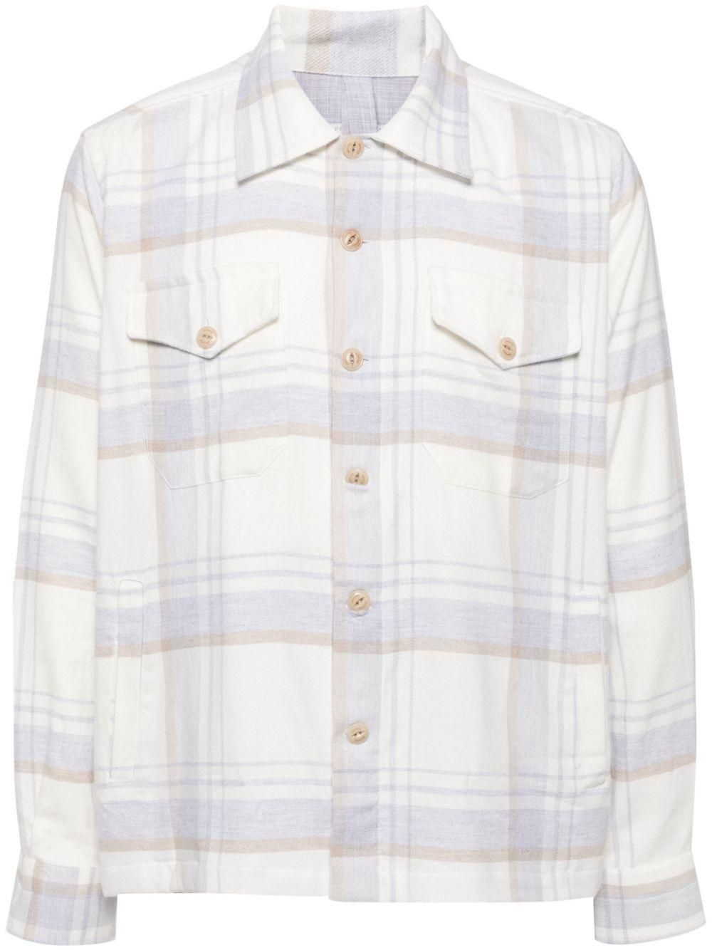 【T-ポイント5倍】 Made Human checked from White - M - Fabric - men - shirt トップス