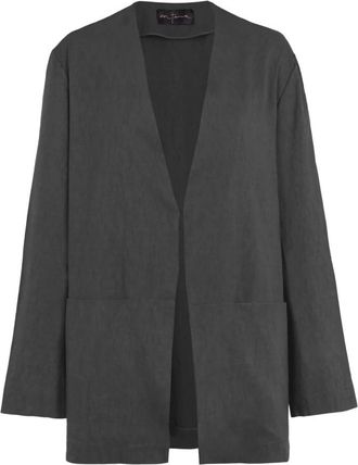 Cortana Orla Jacket - Dames - Blazers - Zwart - M - Linnen - Jassen
