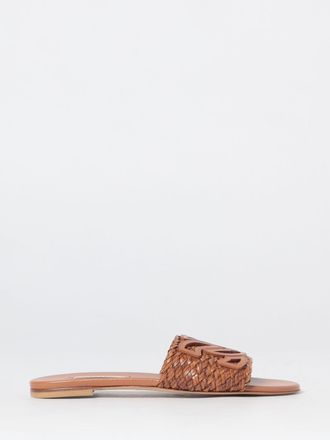 Casadei Sliders Ischia in pelle intrecciata