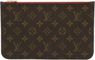 Louis Vuitton Pre-owned Clutches, female, Brown, Size: ONE SIZE Pre-owned Canvas Clutch