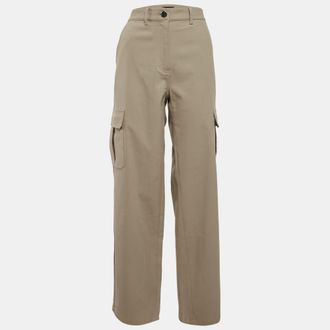 Theory Beige Neoteric Twill Cargo Pants