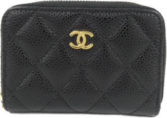 Chanel Grained Calfskin Coin Purse/Coin Case (Pre-Owned)