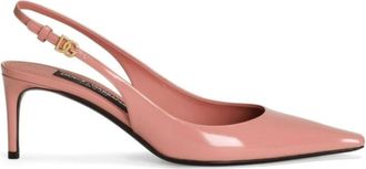 Dolce & Gabbana Schoenen, Dames, Roze, 39 1/2 EU, Leer, Pumps